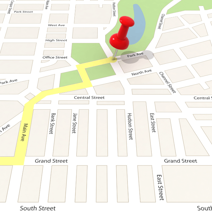 Map location